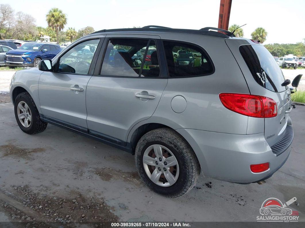 5NMSG73D29H289004 2009 HYUNDAI SANTA FE photo no. 3