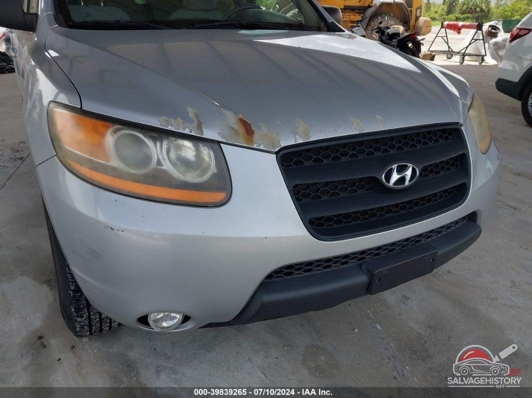 5NMSG73D29H289004 2009 HYUNDAI SANTA FE photo no. 6