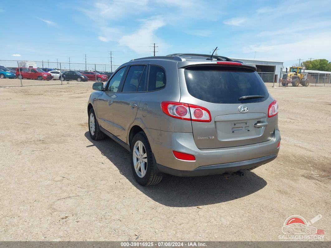 5XYZHDAGXCG108580 2012 HYUNDAI SANTA FE photo no. 3