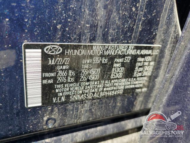 5NMS5DAL8PH484911 2023 HYUNDAI SANTA FE photo no. 13