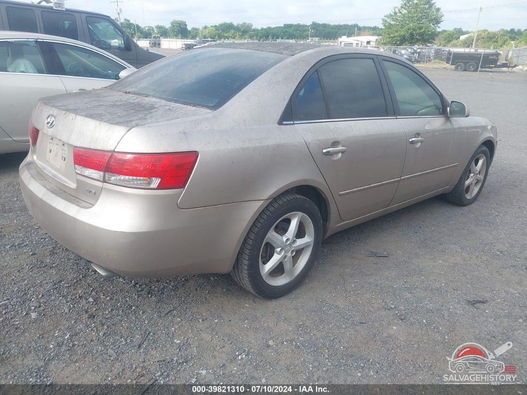 5NPEU46F56H019698 2006 HYUNDAI SONATA photo no. 4