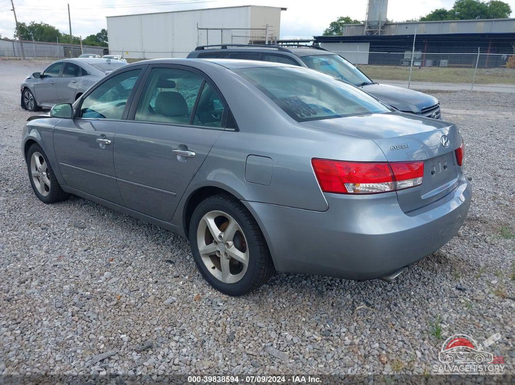 5NPEU46F76H045753 2006 HYUNDAI SONATA photo no. 3