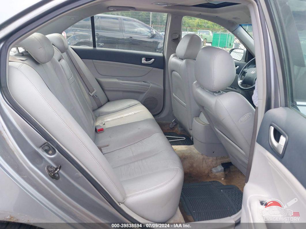 5NPEU46F76H045753 2006 HYUNDAI SONATA photo no. 8