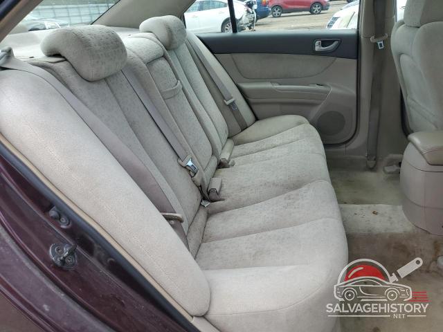 5NPEU46F86H103322 2006 HYUNDAI SONATA photo no. 10