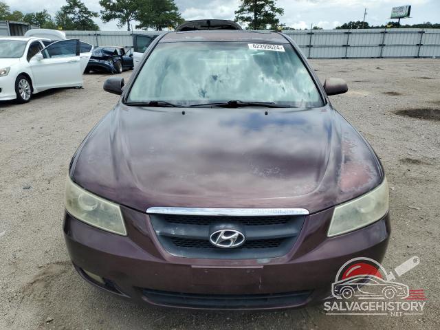 5NPEU46F86H103322 2006 HYUNDAI SONATA photo no. 5