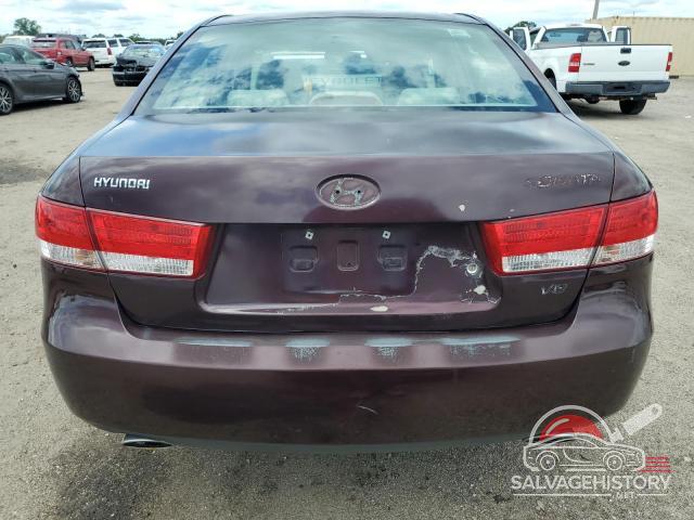 5NPEU46F86H103322 2006 HYUNDAI SONATA photo no. 6