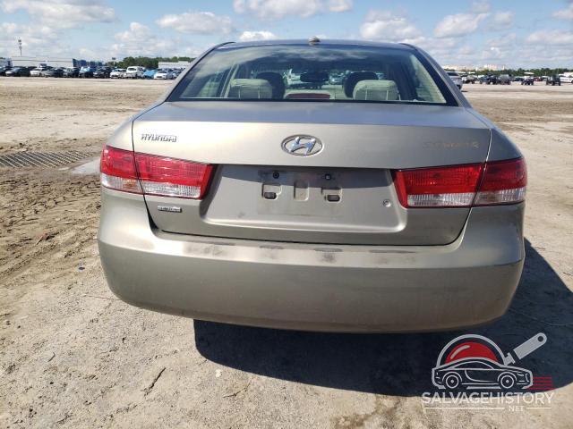 5NPEU46C48H357845 2008 HYUNDAI SONATA photo no. 6