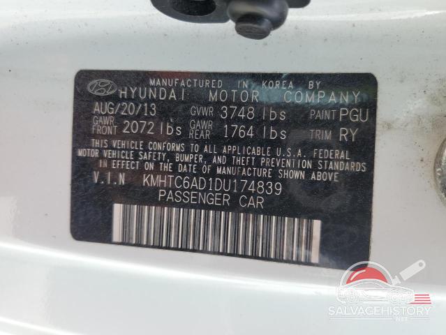 KMHTC6AD1DU174839 2013 HYUNDAI VELOSTER photo no. 13