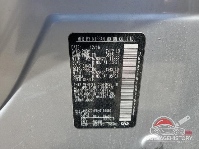 JN8AZ2NE6H9154556 2017 INFINITI QX80 photo no. 13