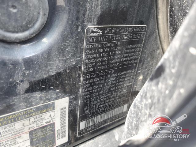 SADCM2FV9JA285555 2018 JAGUAR F-PACE photo no. 13