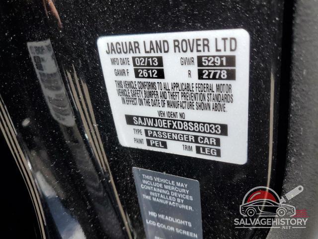 SAJWJ0EFXD8S86033 2013 JAGUAR XF photo no. 12