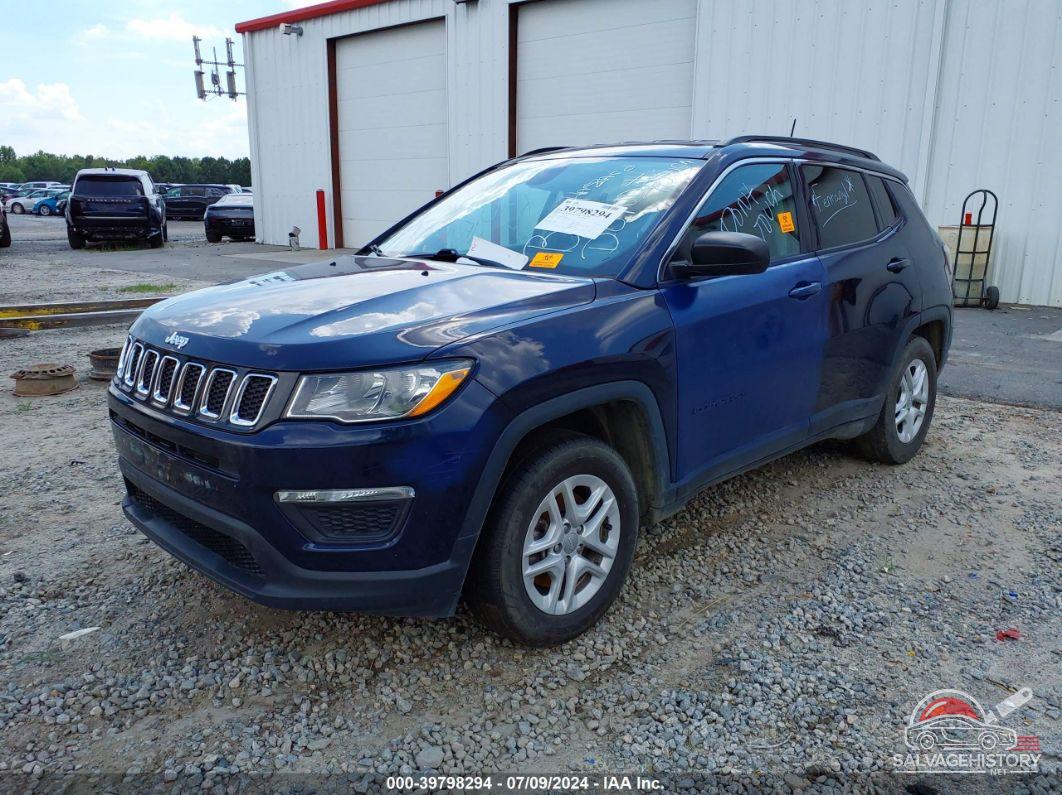 3C4NJCAB6KT763098 2019 JEEP COMPASS photo no. 2