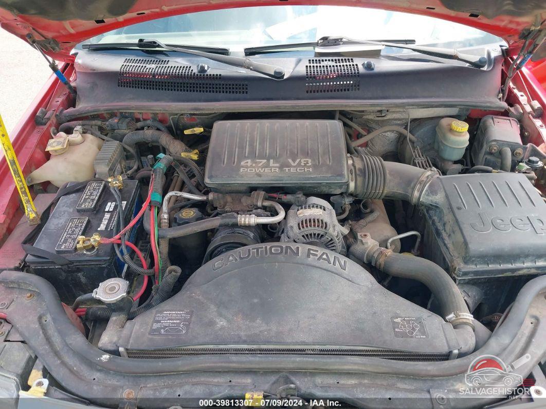1J4GW48N8YC290271 2000 JEEP GRAND CHEROKEE photo no. 10