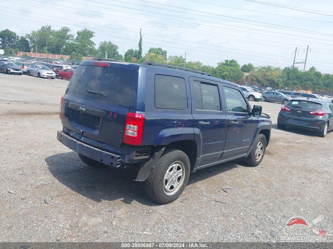 1C4NJPBA2DD213094 2013 JEEP PATRIOT photo no. 4