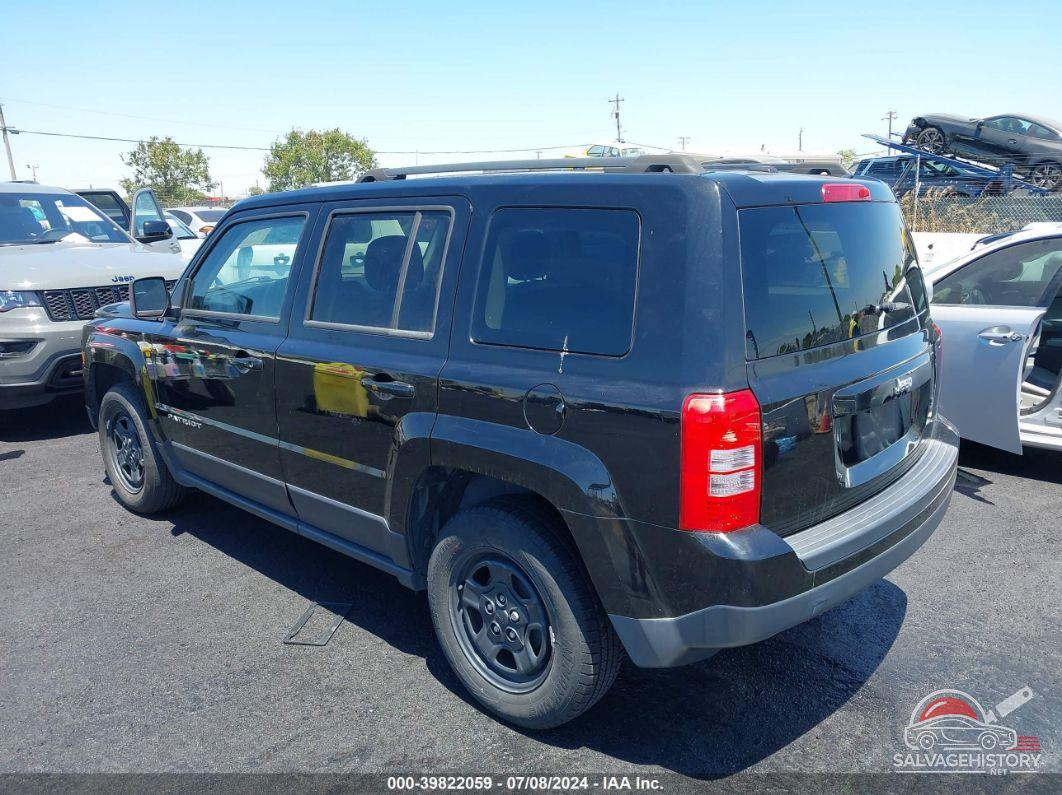 1C4NJPBA7GD528641 2016 JEEP PATRIOT photo no. 3