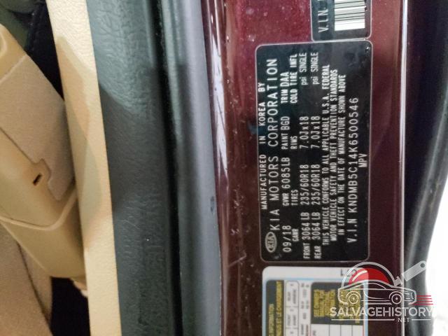 KNDMB5C14K6500546 2019 KIA All Models photo no. 13