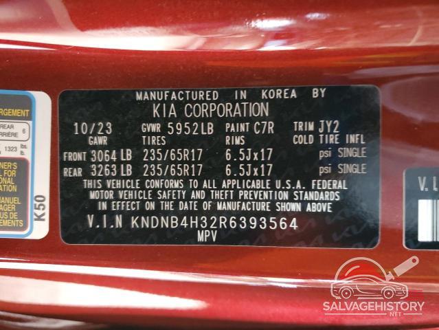 KNDNB4H32R6393564 2024 KIA CARNIVAL L photo no. 14