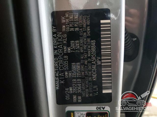 KNDC34LA5R5198848 2024 KIA EV6 LIGHT photo no. 13