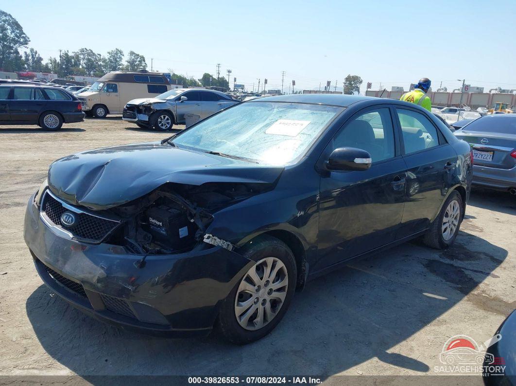 KNAFU4A20A5861296 2010 KIA FORTE photo no. 2