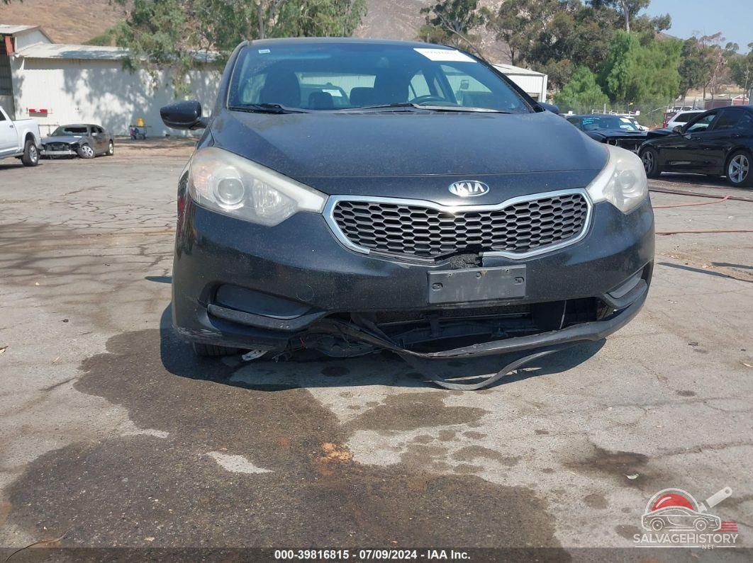 KNAFK4A67E5124613 2014 KIA FORTE photo no. 6