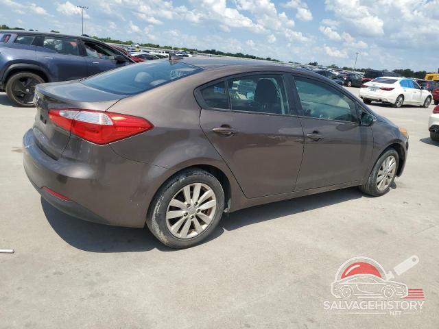 KNAFX4A6XE5225789 2014 KIA FORTE photo no. 3
