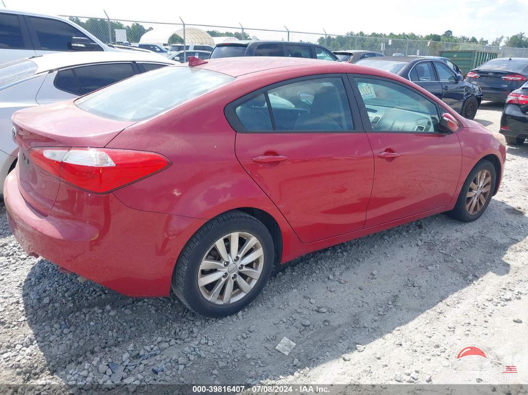 KNAFX4A6XE5240650 2014 KIA FORTE photo no. 4