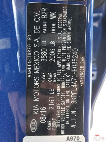 3KPFL4A71HE036240 2017 KIA FORTE photo no. 12