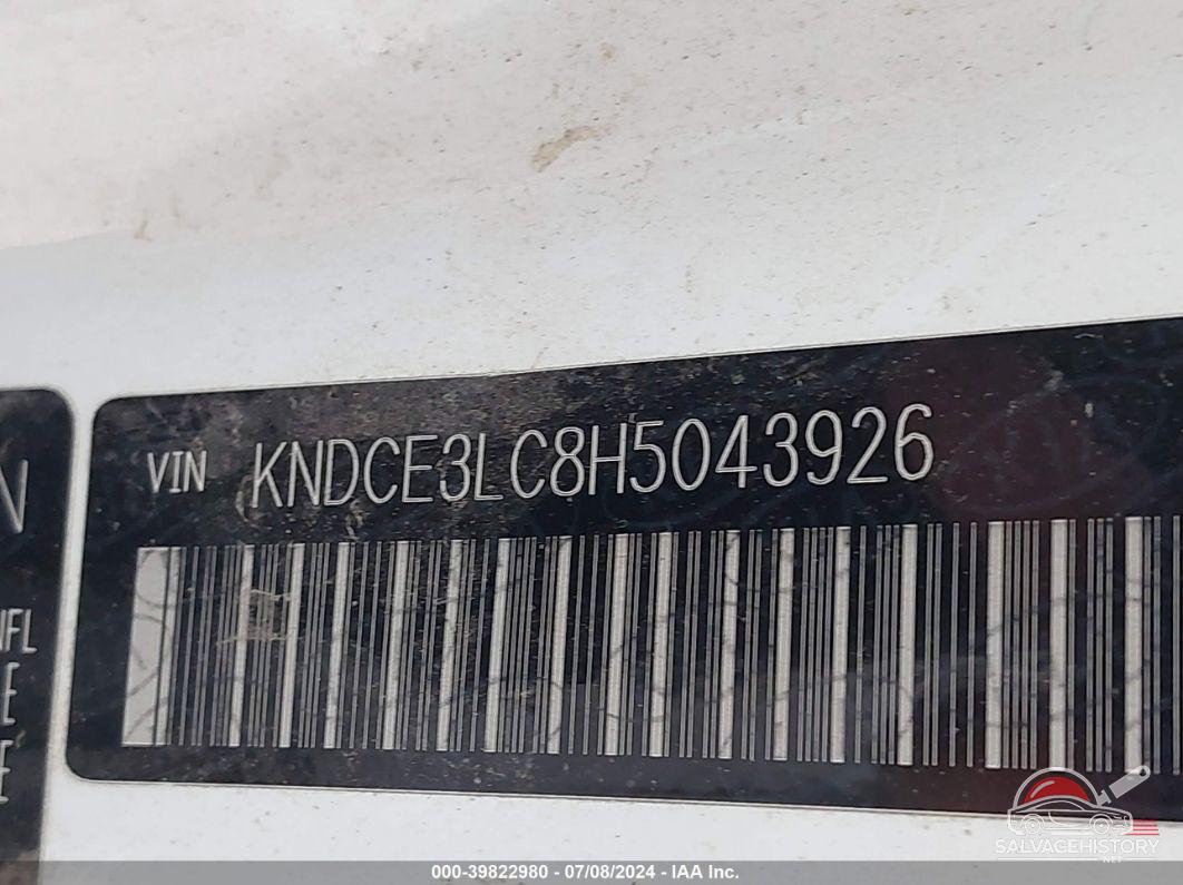 KNDCE3LC8H5043926 2017 KIA NIRO photo no. 9