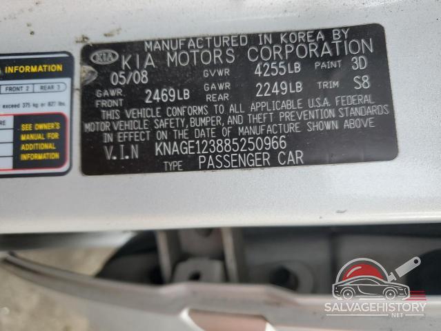 KNAGE123885250966 2008 KIA OPTIMA photo no. 12