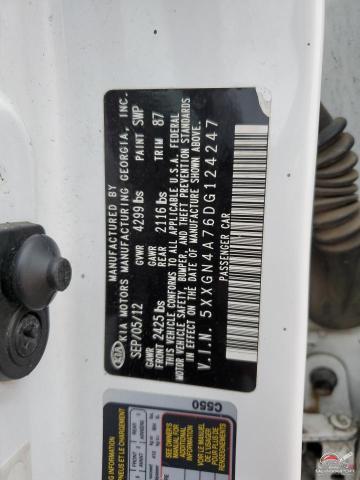 5XXGN4A76DG124247 2013 KIA OPTIMA photo no. 12