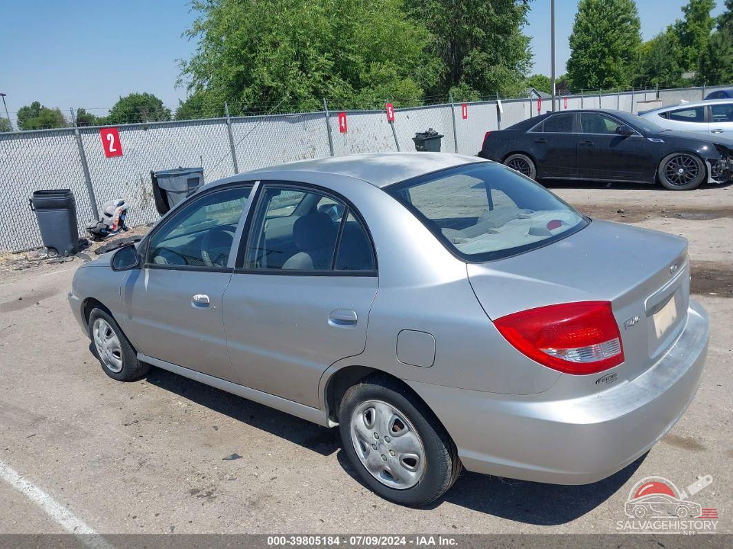 KNADC125946292402 2004 KIA RIO photo no. 3