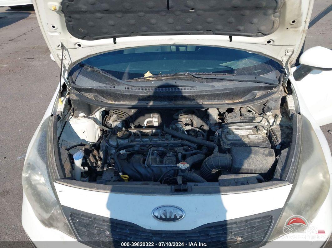 KNADM4A37E6368392 2014 KIA RIO photo no. 10