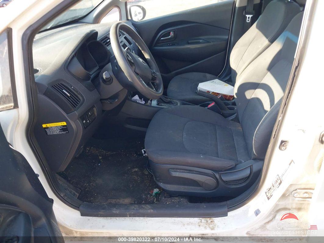 KNADM4A37E6368392 2014 KIA RIO photo no. 5
