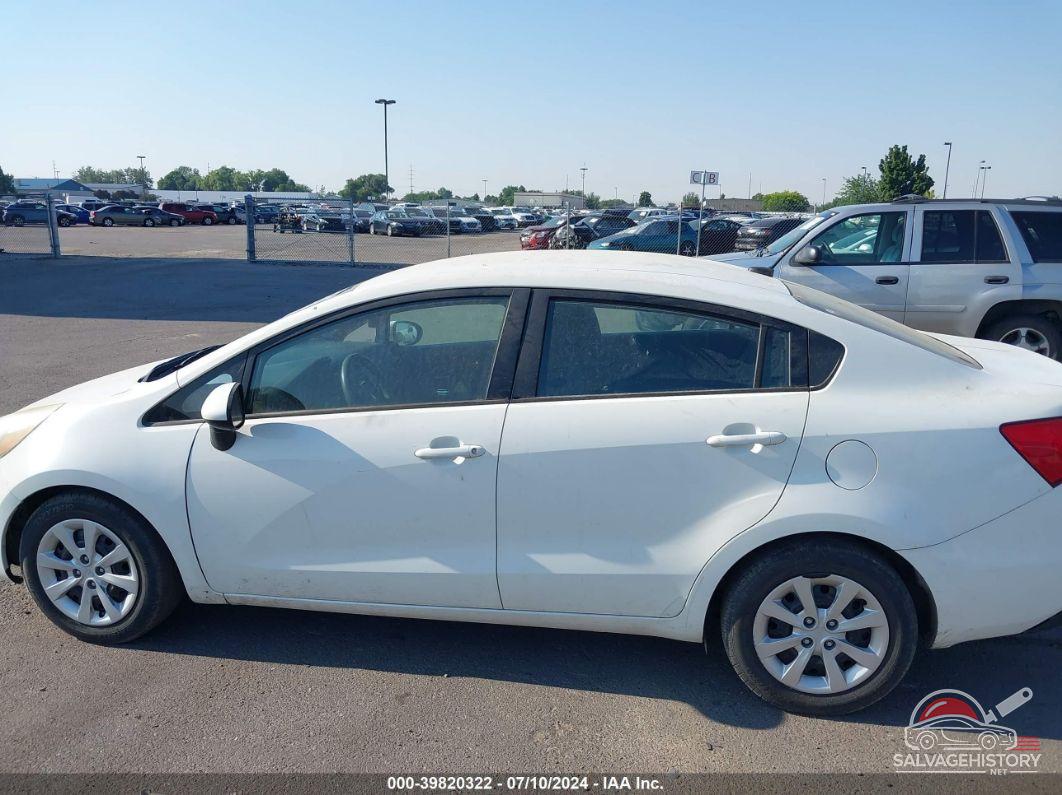 KNADM4A37E6368392 2014 KIA RIO photo no. 6