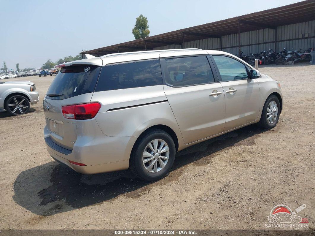 KNDMB5C17G6196801 2016 KIA SEDONA photo no. 4