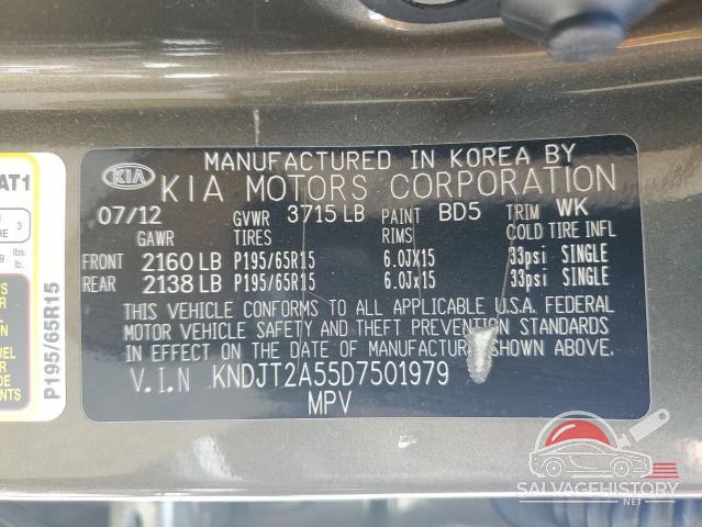 KNDJT2A55D7501979 2013 KIA SOUL photo no. 12