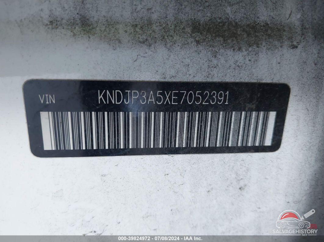 KNDJP3A5XE7052391 2014 KIA SOUL photo no. 9