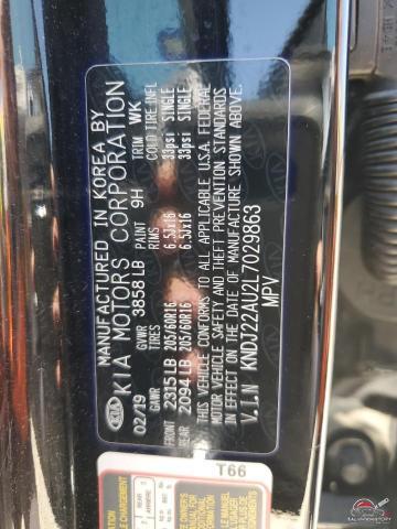 KNDJ22AU2L7029863 2020 KIA SOUL photo no. 12