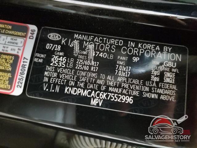 KNDPMCAC6K7552996 2019 KIA SPORTAGE photo no. 14