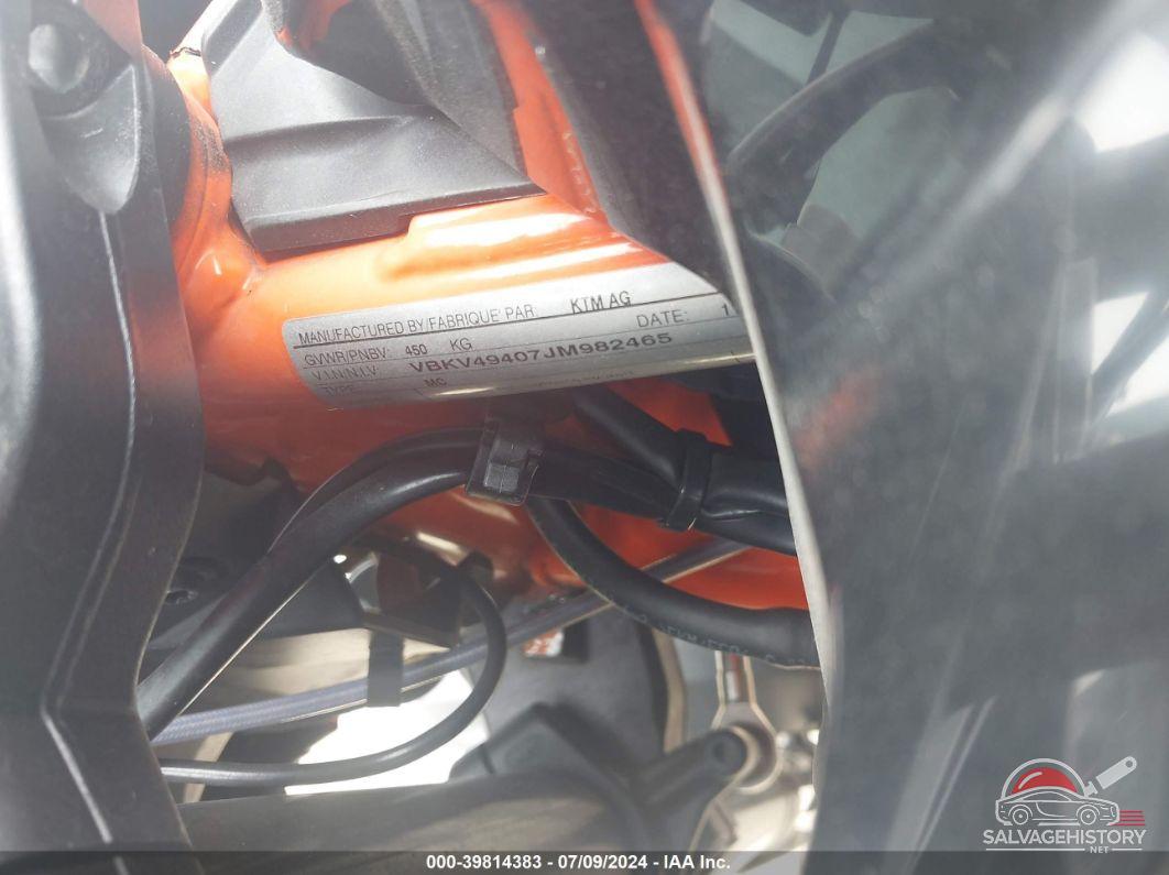 VBKV49407JM982465 2018 KTM 1090 photo no. 10