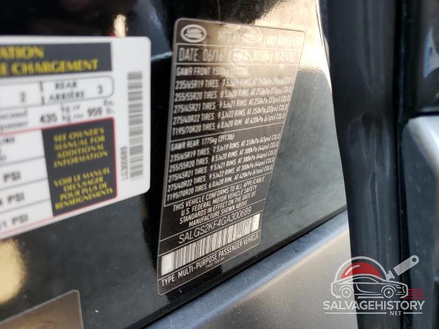SALGS2KF4GA300689 2016 LAND ROVER RANGEROVER photo no. 13