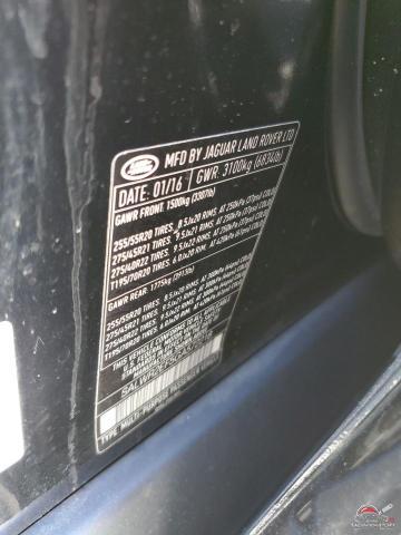 SALWR2EF5GA572218 2016 LAND ROVER RANGEROVER photo no. 13