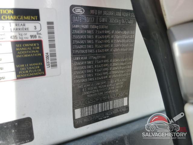 SALGS2FV8HA373504 2017 LAND ROVER RANGEROVER photo no. 13