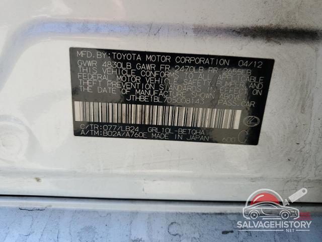 JTHBE1BL7D5008143 2013 LEXUS GS350 photo no. 12