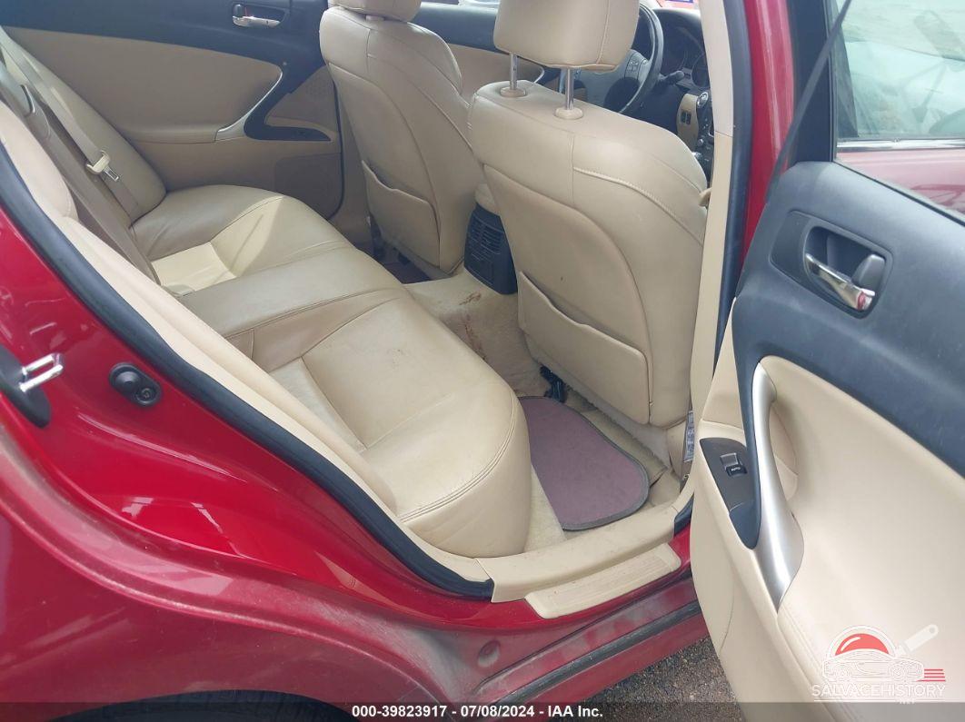 JTHBK262465000388 2006 LEXUS IS 250 photo no. 8