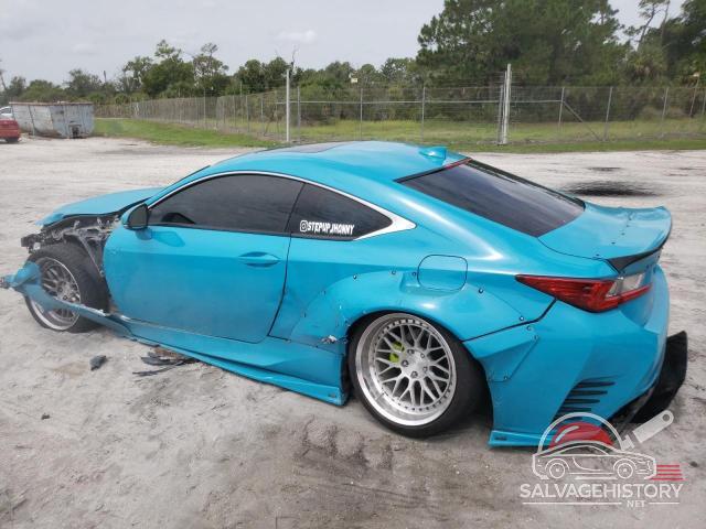 JTHHA5BC7H5006136 2017 LEXUS RC photo no. 2