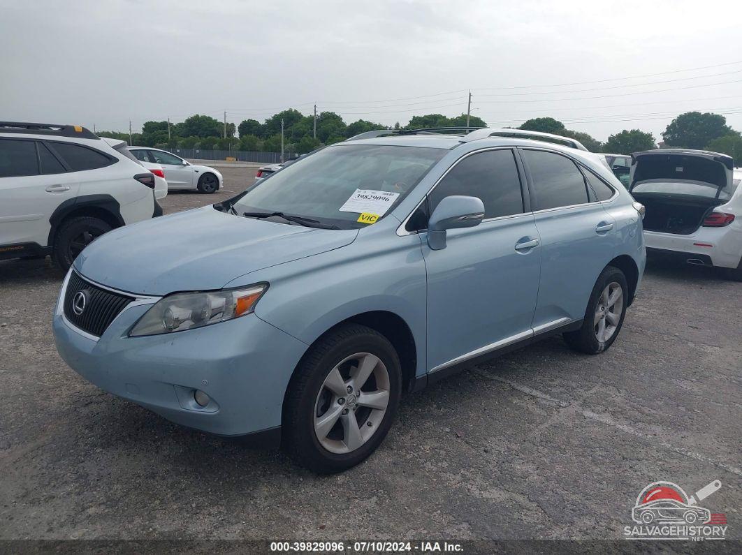2T2BK1BA3CC142184 2012 LEXUS RX 350 photo no. 2