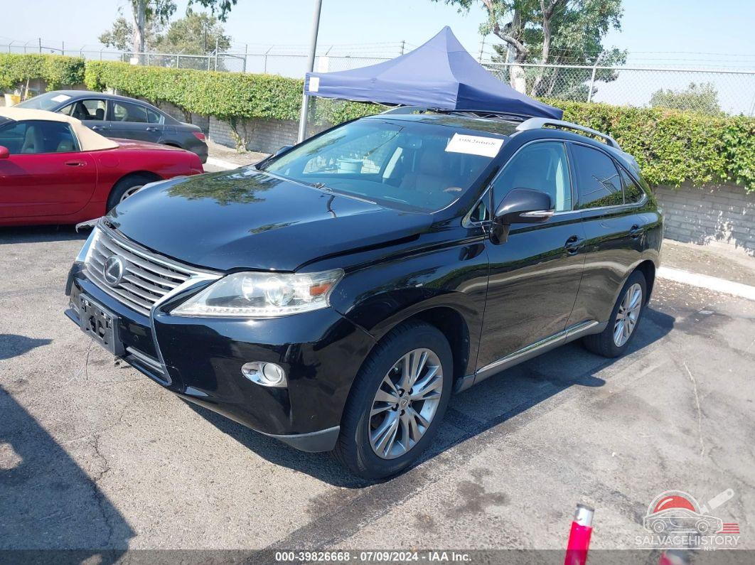 2T2ZK1BA6DC095149 2013 LEXUS RX 350 photo no. 2