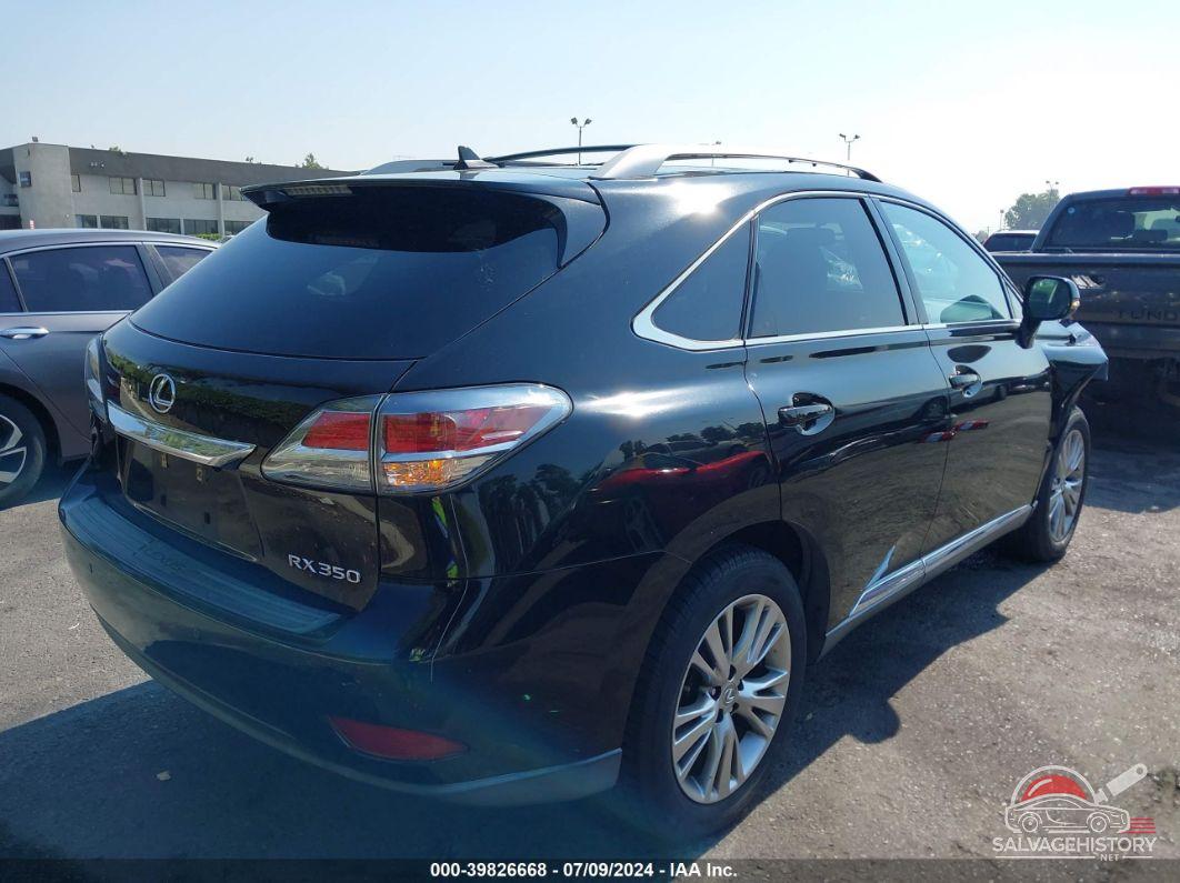 2T2ZK1BA6DC095149 2013 LEXUS RX 350 photo no. 4