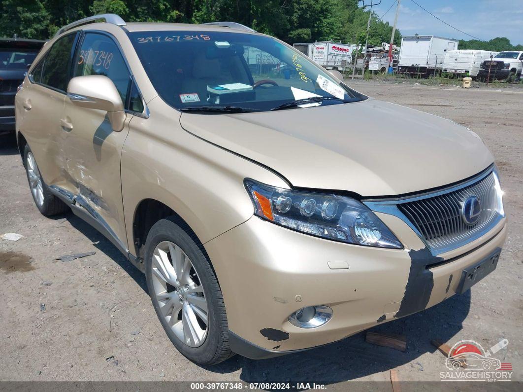 JTJBC1BA6A2006643 2010 LEXUS RX 450H photo no. 3
